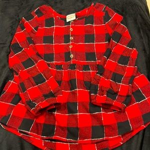 Jumping Beans Girls Flannel Shirt